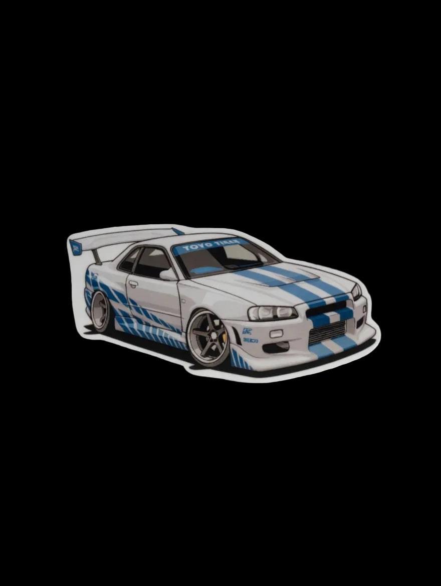 Brian's R34 Sticker 5-pack