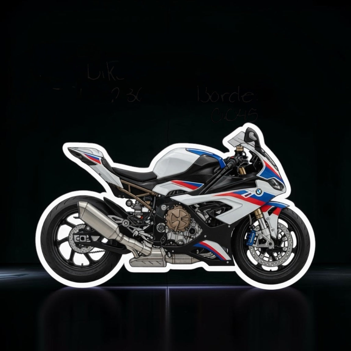 BMW S1K BIKE Sticker 5-pack