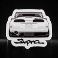White Supra MK4 Sticker 5-pack